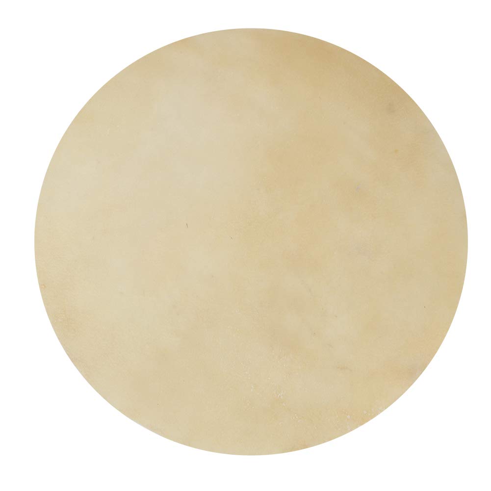 2Pcs Drum Head Skin, 8.5/12In Faux Buffalo Leather With Consistent Clear Sound For African Bongo Drums 2 Size To Choose(12 Inch)