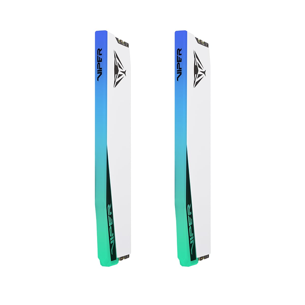 Patriot Memory Viper Elite 5 RGB DDR5 RAM 64GB (2x32GB) 6200MT/s CL42 UDIMM Gaming Memory Kit White Aluminum