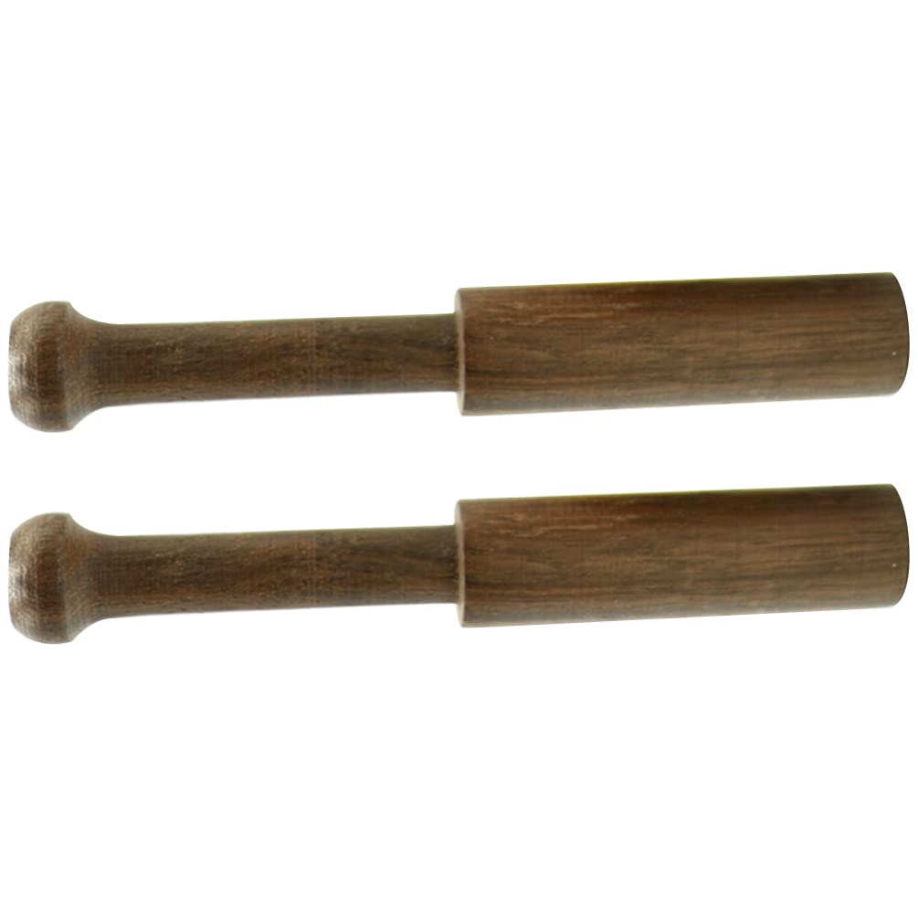 Coheali Chanting Bowl Mallet 2Pcs Singing Bowl Sticks Wooden Buddha Sound Bowl Knocking Sticks Yoga Meditation Sound Bowl Strike