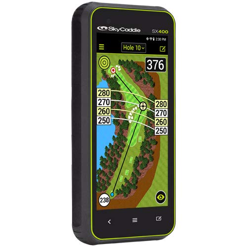 Skycaddie Pro 5X Handheld Golf Gps - Power Bundle With Playbetter Portable Charger & Protective Hard Case - Truepoint Precision