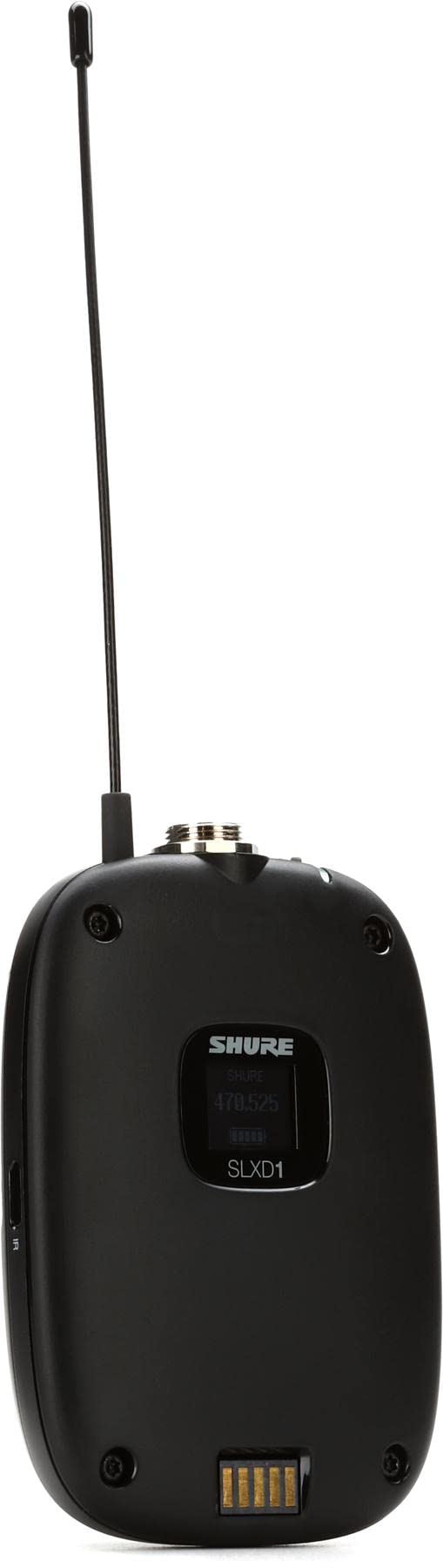 Shure SLXD1 Digital Wireless Bodypack Transmitter with On/Off Switch, Adjustable Gain Control and TQG Connector, for use with SL