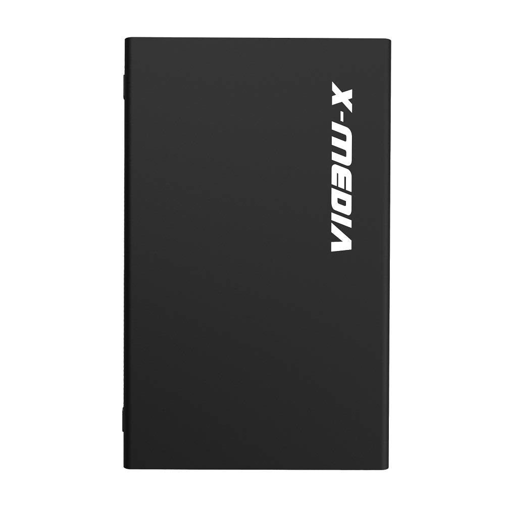 X MEDIA XM EN3451 3.5 Inch USB 2.0 IDE SATA Aluminum Hard Disk Drive HDD External Enclosure Case, Support 3.5 Inch IDE, 3.5 Inch SATA/SSD Hard Disk Drive