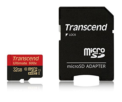 Transcend 32 Gb Microsdhc Class 10 Uhs I Memory Card With Adapter 90 Mb/S (Ts32Gusdhc10U1)