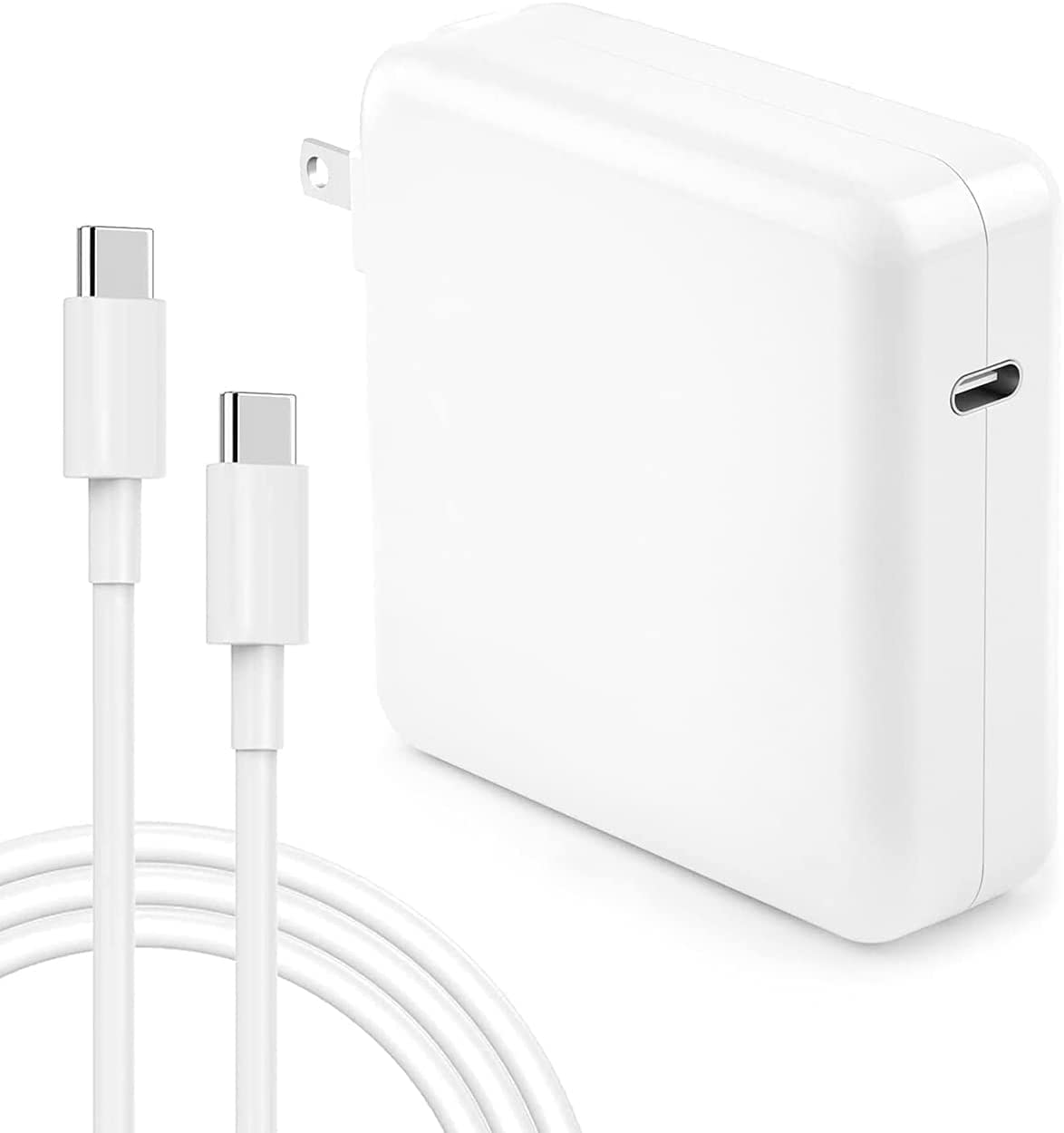 Macbook Pro Charger For Macbook Air Usb C Laptop Charger For Mac Book 13/14/15/16 Inch, 2024/2023/2022/2021/2020, M1/M2/M3 Computer, 96W Charger Block For Usbc Device, Included Type C Cable