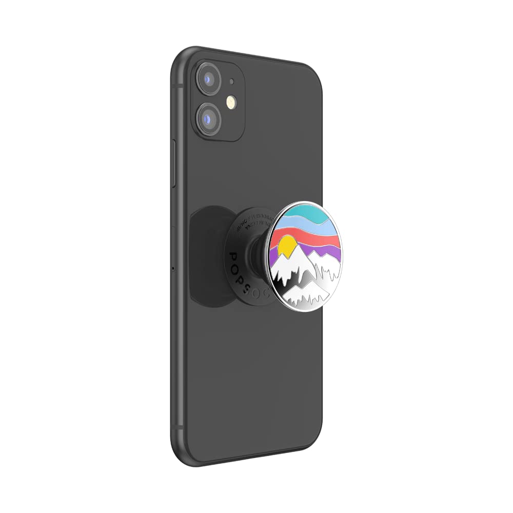 Popsockets Phone Grip With Expanding Kickstand, Kickstand   Enamel Altitude Adjustment