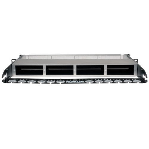 Tripp Lite High Density Copper Fiber Enclosure Panel 4-Cassette Capacity 1U (N484-01U)