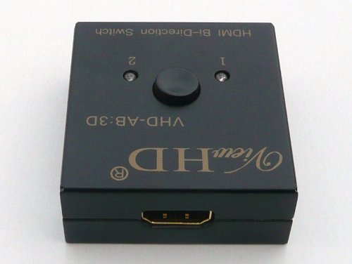 Viewhd Hdmi Bi-Directional 2X1 Or 1X2 A-B/Ab Switch | Model: Vhd-Ab:3D