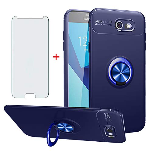 Asuwish Phone Case For Samsung Galaxy J7 Prime 2017 J 7 Skypro Sky Pro J7V V S727Vl With Tempered Glass Screen Protector Cover A