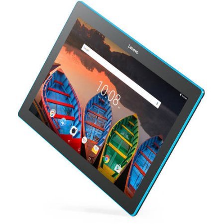 Lenovo Tab 10 Tablet, 10.1'' Hd Touchscreen, Qualcomm Quad Core Processor 1.30Ghz, 1Gb Memory, 16Gb Storage, Wifi, Bluetooth, We