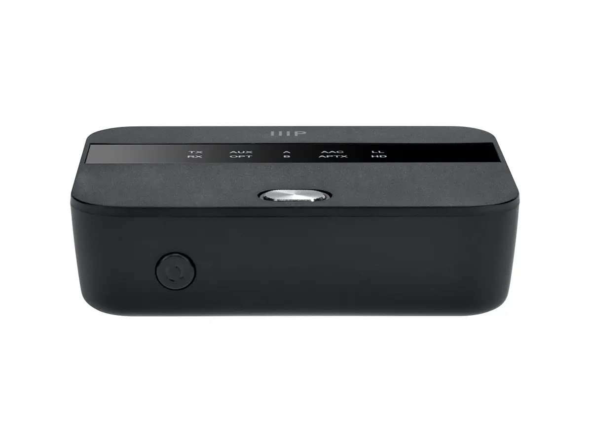 Monoprice Bluetooth 5 Long Range Transmitter And Receiver   With Aptx Hd And Aptx Low Latency, Sbc, Aac, Up To 32 Feet (10 Meter