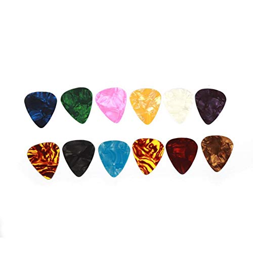 Sg Musical  12 Pcs/Set New Acoustic Picks Plectrum Guitar Pick 0.46Mm Electric Smooth Guitar Pick Fingertip Protector Parts Acc