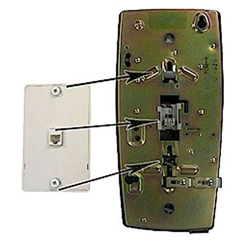 Industrial Wall Phone With Dialpad & Wallplate   Ash/Beige By Hqtelecom