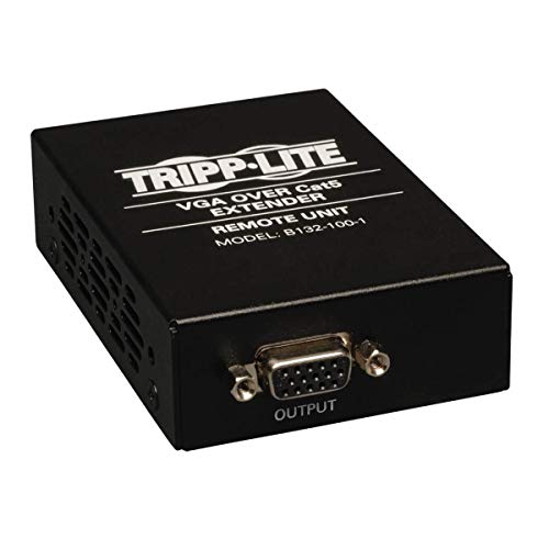 Tripp Lite Vga Over Cat5 / Cat6 Extender, Receiver, 1920X1440 At 60Hz (B132 100 1)