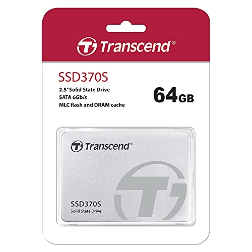 Transcend Ts64Gssd370S 64Gb Sataiii Ssd370S 2.5    Internal Solid State Drive With Speeds Up To 560Mb/S