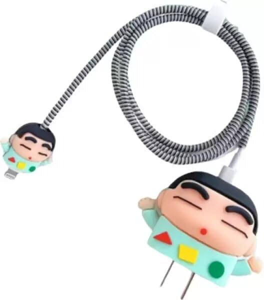 EDNITA Cable Protector with 3D Cute Pattern for iPhone Charger only 18W & 20WData Line Wire Saver Charging Cable Charger Protec