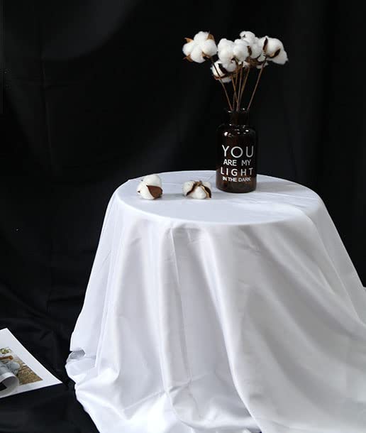 Hmtfoto 8X10Ft Video Studio Solid White Photography Backdrop Background Chromakey Muslin Portrait Background Screen For Photogra