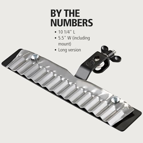 Meinl Percussion Crasher For Percussion Rigs And Drum Set, Large Size Not Made In China Guiro Style Steel Playing Surface And St