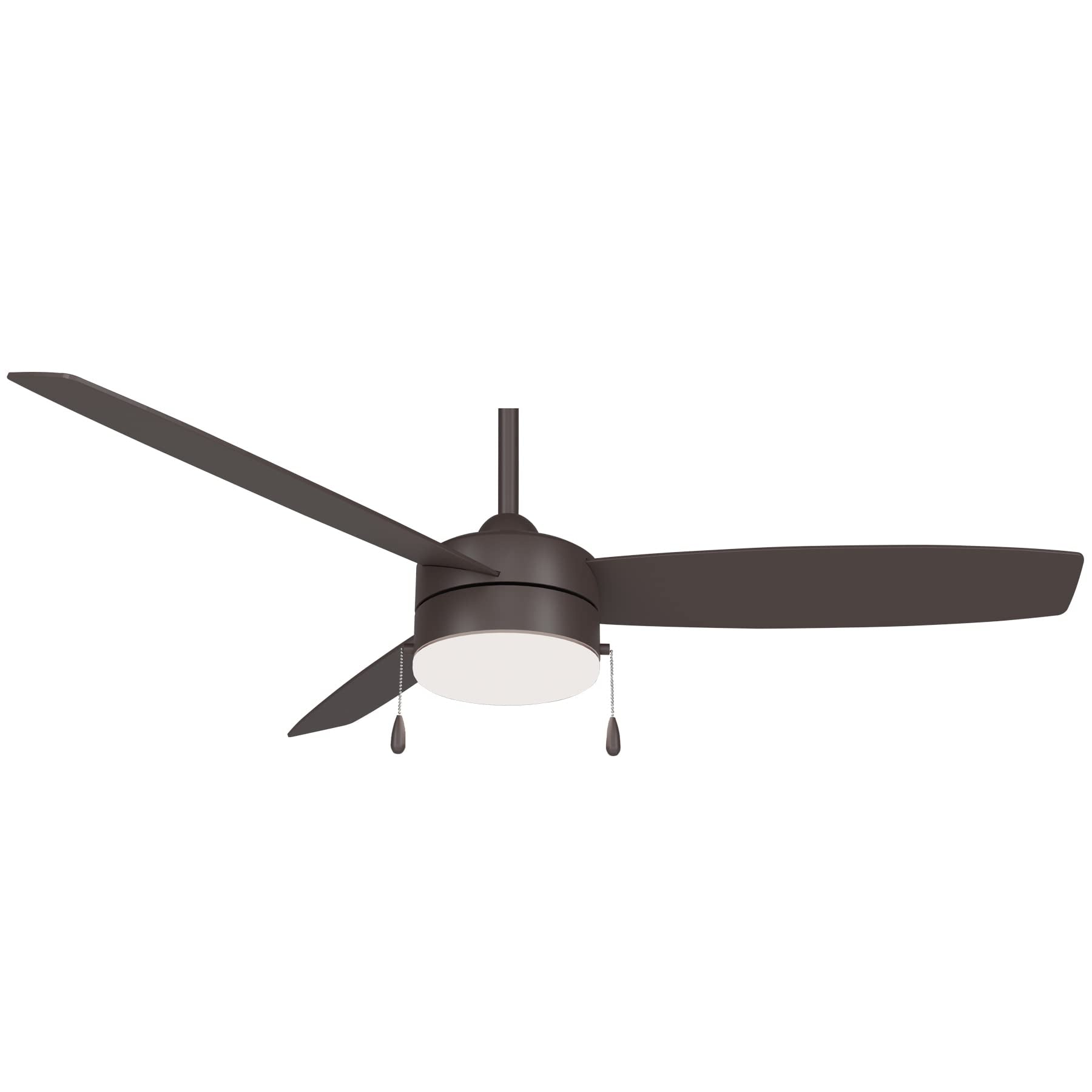 MINKA-AIRE F670L-ORB Airetor III 54 Ceiling Fan with LED Light and Pull Chain in Oil Rubbed Bronze Finish