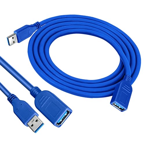 Storite 1.5M Usb 3.0 Male To Female Extension Cable High Speed 5Gbps Extension Cable Data Transfer For Keyboard, Mouse, Flash Dr