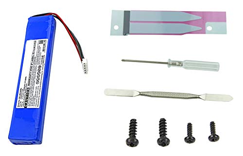 Wirelessfinest High Capacity Replacement Battery + Tool + Guide (Link) For Jbl Xtreme Extreme Portable Bluetooth Speaker 5000Mah