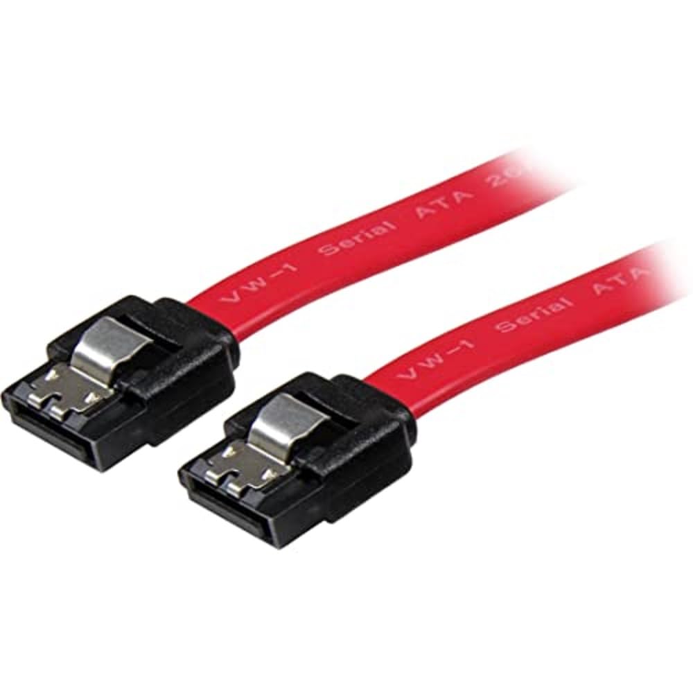 Startech.Com 8In Latching Sata To Sata Cable   F/F   Sata Cable   Serial Ata 150/300/600   Sata (R) To Sata (R)   7.9 In   Latch
