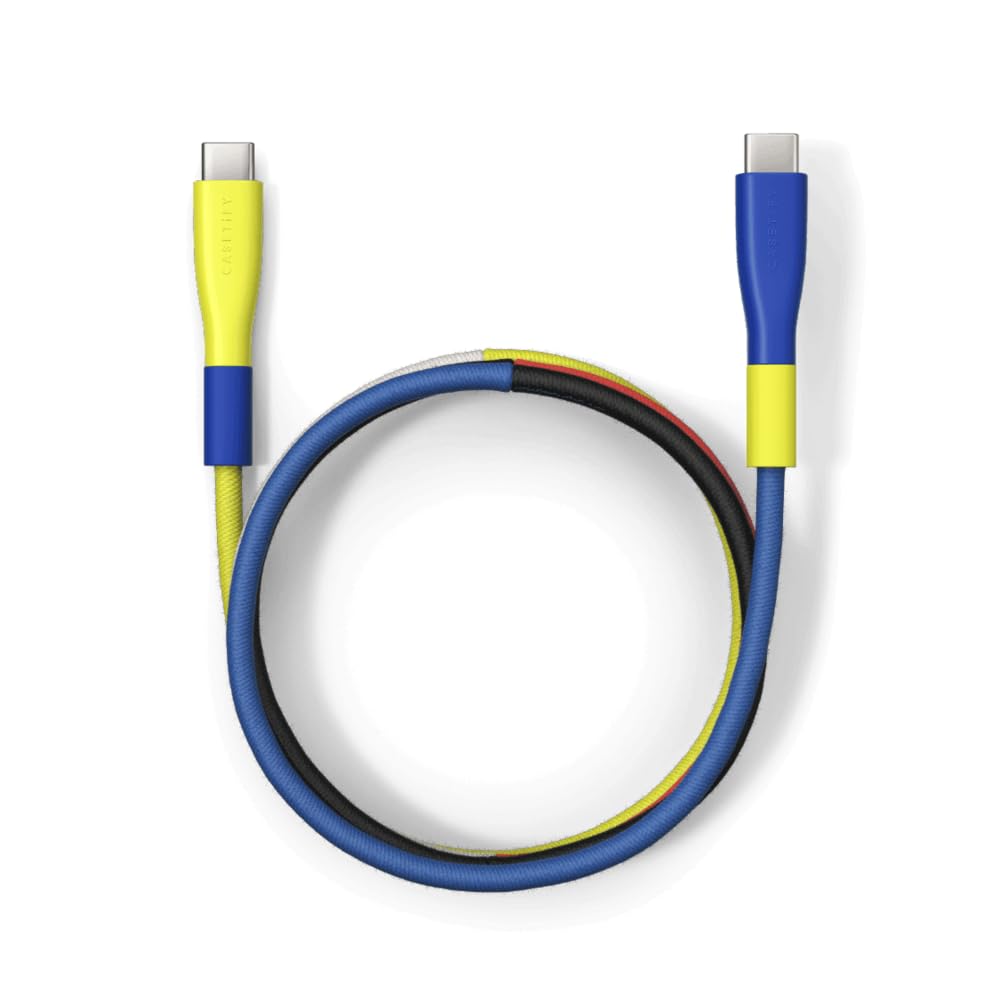 Casetify Powerthru Usb C To Usb C Cable (1M/3.3Ft)   Art Block