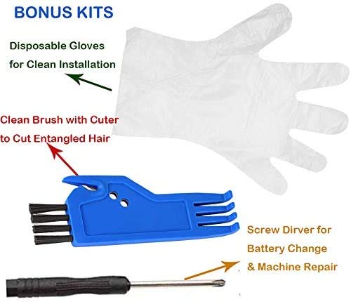 Jj Neumann Replacement Parts Accessories Compatible With Ionvac Smartclean 2000 Robovac Robot Vacuum Cleaner Filters, Brushes An