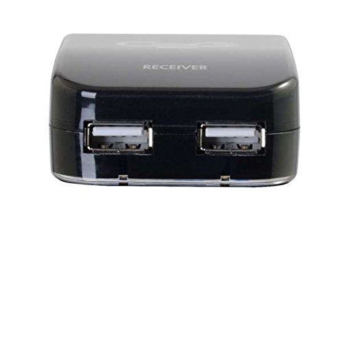 C2G Usb Extender, 2 Port Usb 1.1 Over Cat5, Superbooster Extender Dongle Receiver, Black, Cables To Go 29346