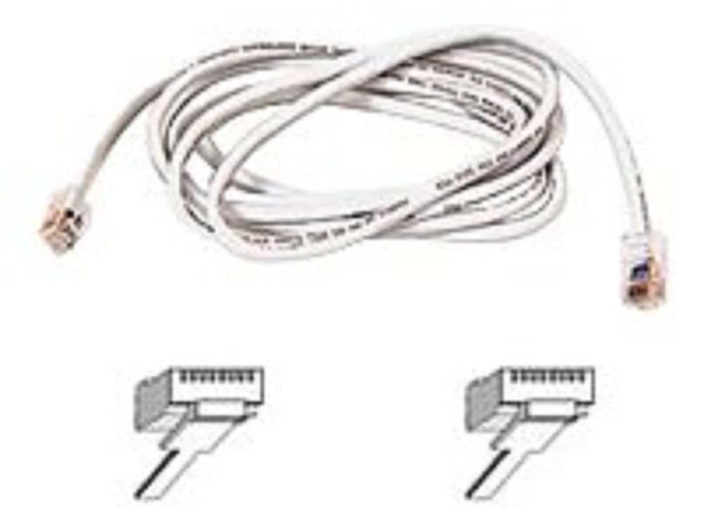 Belkin A3L791 07 Wht 7Ft 10100Bt Cat5E Patch Rj45Mrj45M White