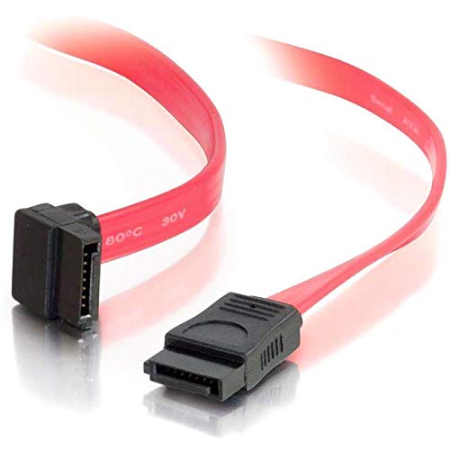 C2G 180176; To 90176;   Serial Ata Cable   7 Pin Serial Ata   7 Pin Serial Ata   1.5 Ft   90 Degree Connector