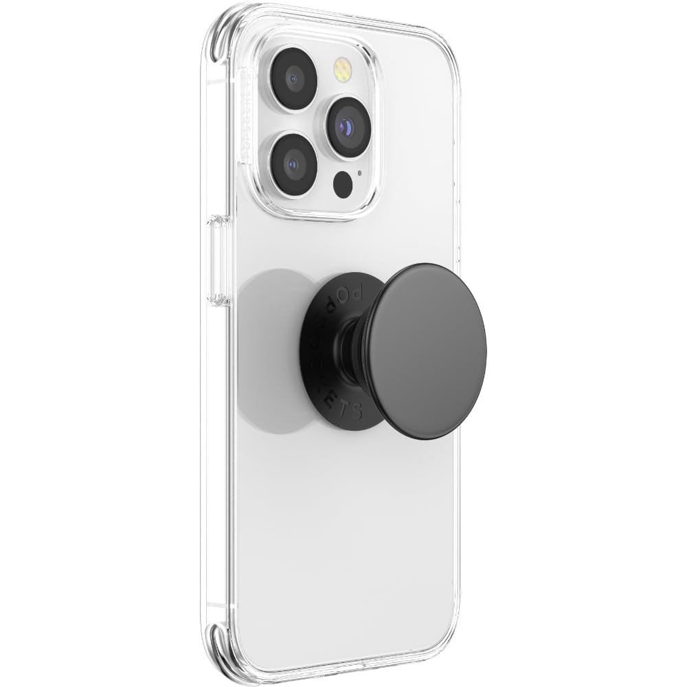 Popsockets Phone Grip With Expanding Kickstand, Aluminum Black