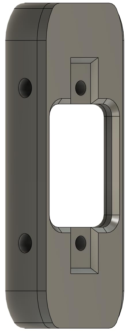 Angled Doorbell Mount Compatible With Eufy S330 Security Video Doorbell (132Mm, 70 Degree, Black)