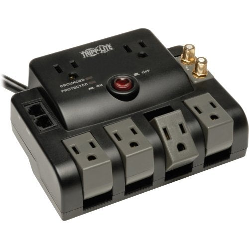 Tripp Lite Tlp606rnet Surge Suppressor - 6 X Nema 5-15R - 1440 J - 120 V Ac Input Product Category: Power Equipment/Surge Suppre