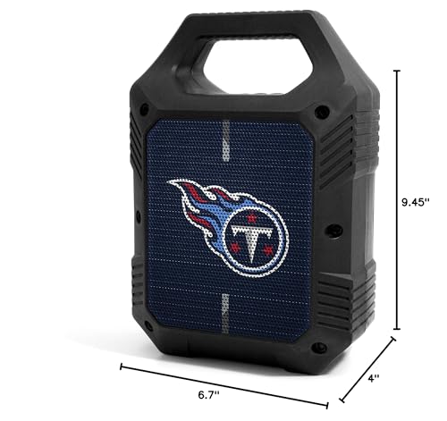 Soar Nfl Shockbox Xl Led Wireless Bluetooth Speaker, Tennessee Titans