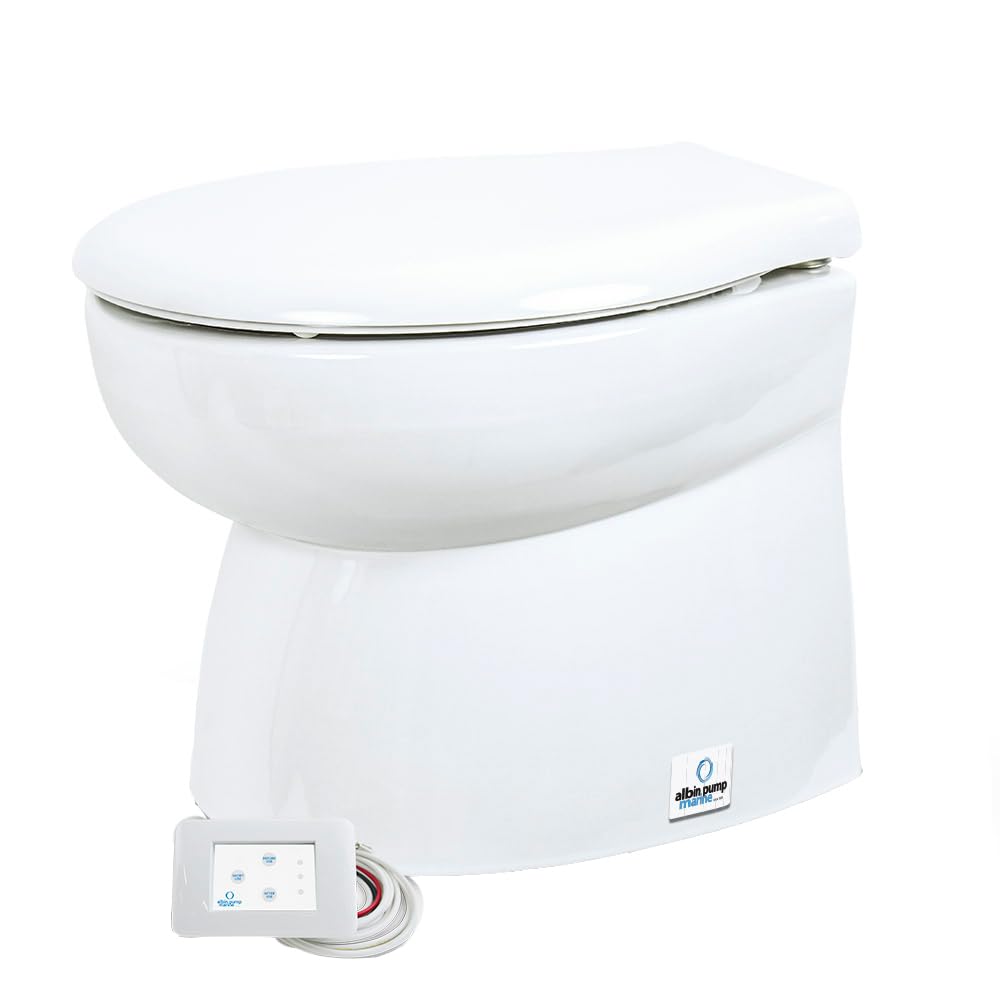 Albin Pump Marine 07-04-016 Toilet Silent Premium Low - 12V,WBIASB07R3FXXWV