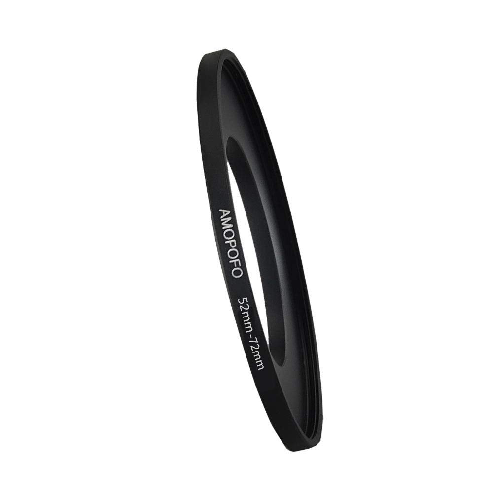52 To 72Mm /52Mm To 72Mm Step Up Ring Filter Adapter For Uv,Nd,Cpl,Metal Step Up Ring,Compatible With All 52Mm Camera Lenses & 72Mm Accessories