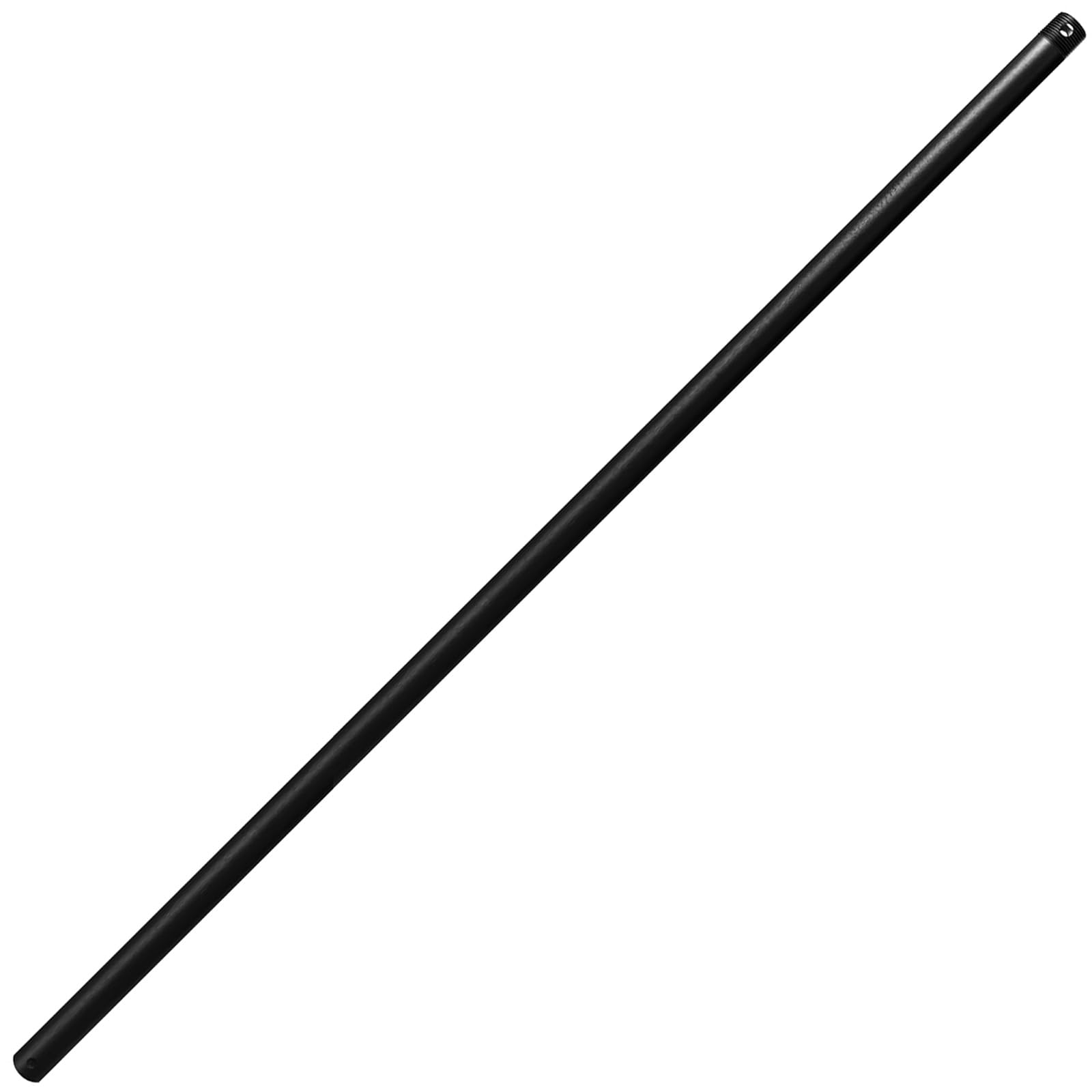 48 Inch Ceiling Fan Downrod Threaded, 1 Inch Outer Diameter Matte Black Ceiling Fan Extension Rod (With Threads),Down Rods Compa