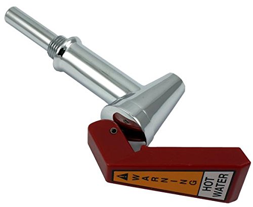 Bunn 29075.0000 Hot Water Faucet Red Handle Chrome Shank W/Hose Fitting For Bunn Axiom 581181