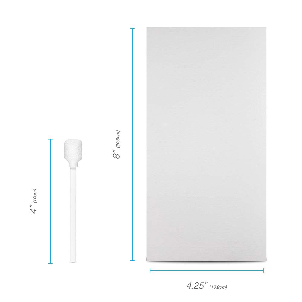 Kicteam   Cleaning Kit For Check Scanner Machines (25 Cleaning Cards & 6 Cleaning Swabs)   Includes 25 Weekly Cleanings