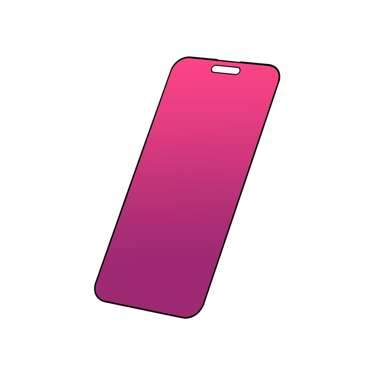 Egkimba Privacy Screen Protector Compatible With Iphone 15, 6.1 Inch Gradient Colorful Electroplated Anti Spy Anti Blue Light 1S