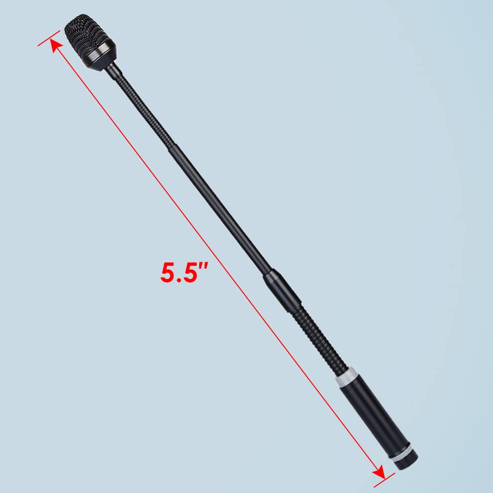 Depusheng Dj Mic 16'' Professional Dynamic Gooseneck Microphone With Xlr