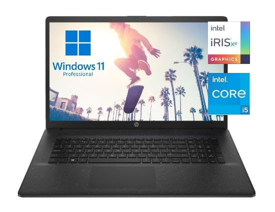 Hp 17.3'' Hd+ Business Laptop, 13Th Gen Intel I5-1334U(10 Cores,12 Threads) Intel Iris Xe Graphics, 16Gb Ram, 512Gb Pcie Nvme M.