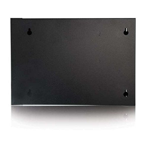 C2G 39106 Q Series 2 Panel Wallmount Box, Taa Compliant, Black (Made In The Usa)