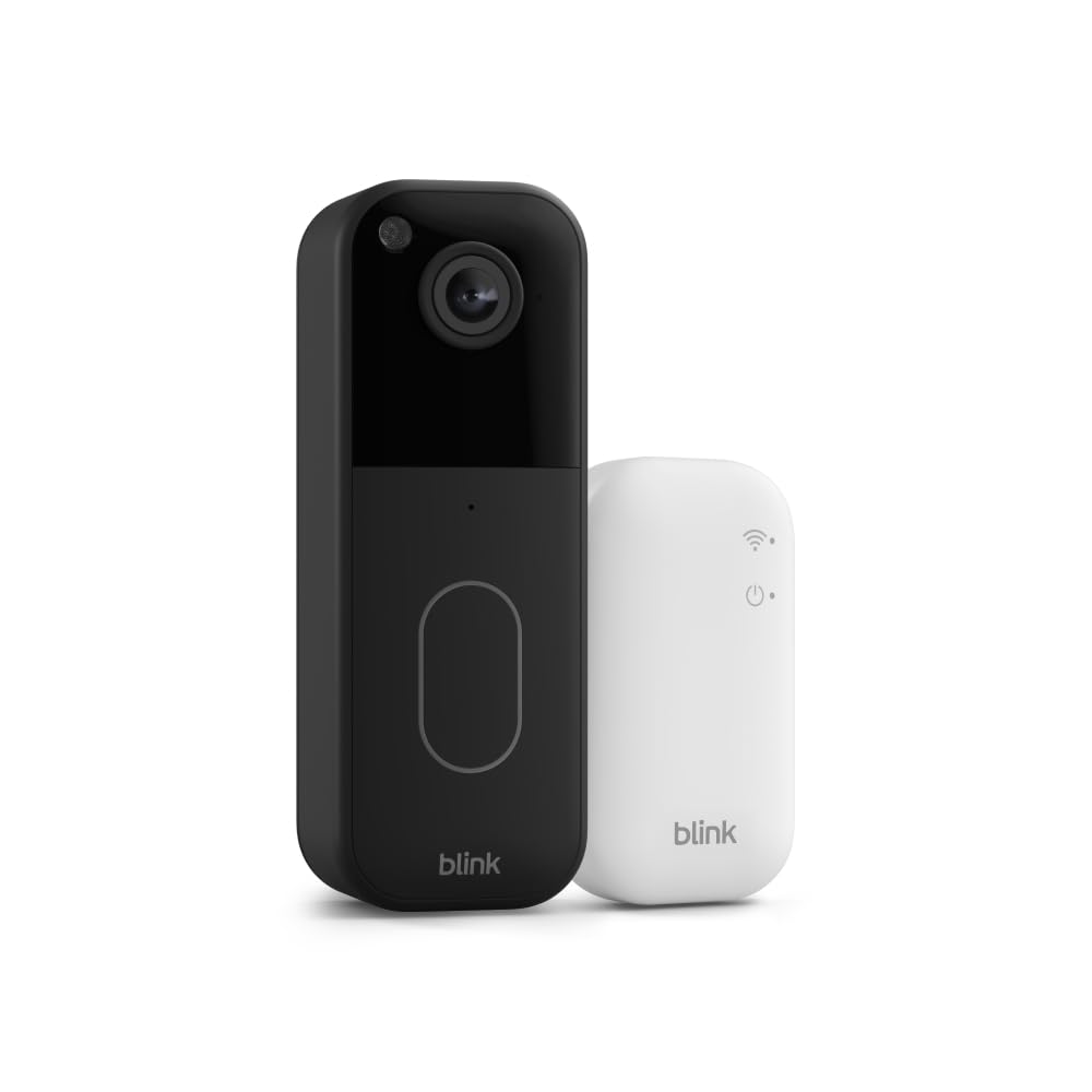 Blink Video Doorbell (newest model) - Head-to-toe HD view, two-year battery life, and simple setup. Sync Module Core included - 