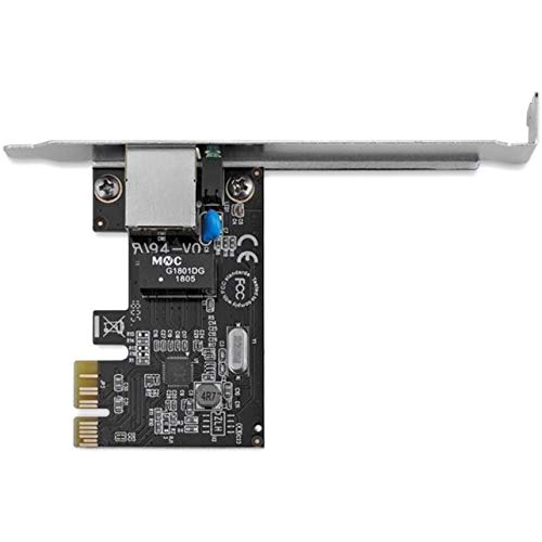 Startech.Com 1 Port Pcie Gigabit Network Server Adapter Nic Card   Dual Profile   Gigabit Desktop Adapter Rev E Intel 6 Chip Sup