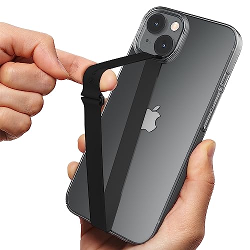 Sinjimoru C Shaped Clip Finger Phone Grip, Silicone Mobile Phone Strap For Phone Case With Clip As Phone Loop Holder For Iphone