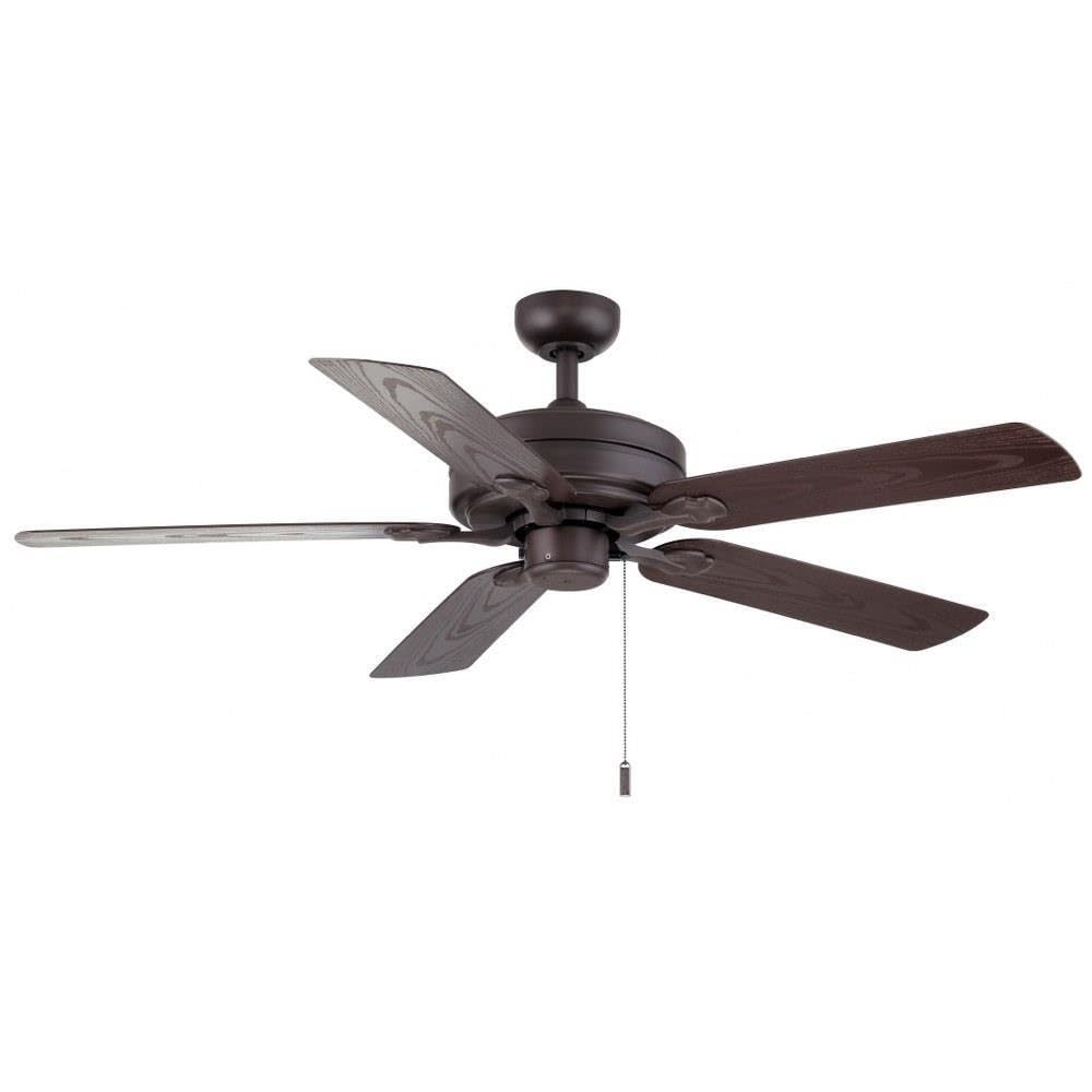 Wind River Fans Courtyard Outdoor Textured Brown 52 Inch Ceiling Fan