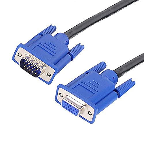 Axgear Vga Male To Female Extension Cable Video Led Monitor Wire M-F 10Ft 3M 10 Ft
