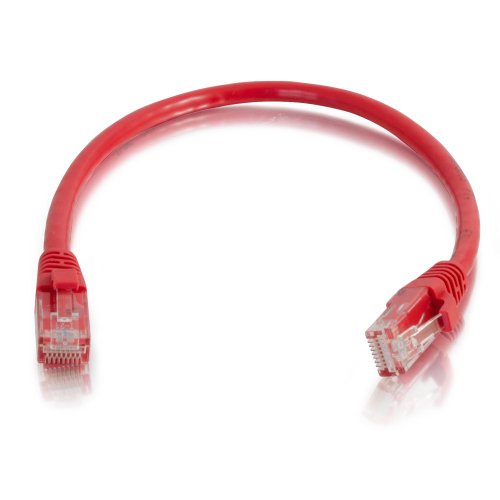 C2G 04006 Cat6 Cable   Snagless Unshielded Ethernet Network Patch Cable, Red (30 Feet, 9.14 Meters)