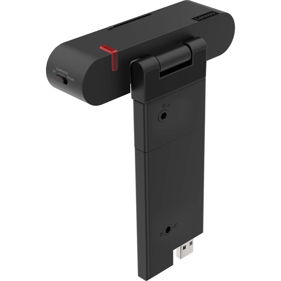 Lenovo Thinkvision Mc60 Webcam - Black - Usb Type A - 1 Pack(S)